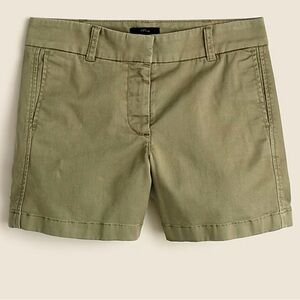 J. Crew Green Cargo Shorts with Tailored Fit